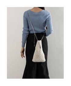 UNBILLION カシュカシュ cachecache / マクラメ2wayチェーンショルダー