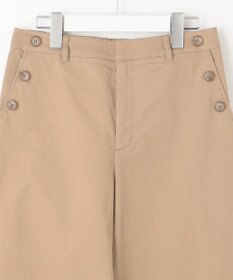 J.PRESS LADIES 【洗える】20チノストレッチ ワイドパンツ