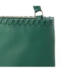 UNBILLION perche 牛革ソフト3層かがり2wayショルダーバッグ