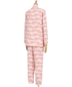 Wing パジャマ 長袖 長ズボン 綿混(本体) あったか レディース EP6014 ウイング／ワコール