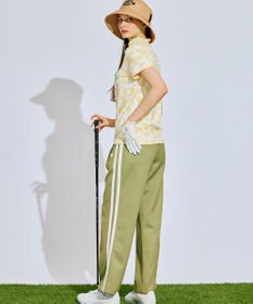 PW CIRCULUS 【永嶋花音プロ着用アイテム】【UV遮蔽率99.5% UVカット / 速乾 / ストレッチ】【WOMEN】アニマルドットモックT ゴルフウェア レディース