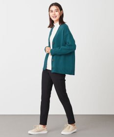 ANY 【洗濯機可】ラムウールVネック カーディガン