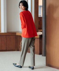 23区 S 【洗える】ドライ2WAYストレッチ チェック テーパードパンツ