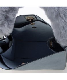 UNBILLION カシュカシュ cachechche / 横ヒネリインバッグセットファーハンドル