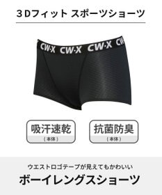 CW-X 【WOMEN】 CW-X レディース スポーツショーツ 吸汗速乾性(本体) 抗菌防臭性(本体) ボーイレングス はきこみ丈ふつう HSY310 /ワコール
