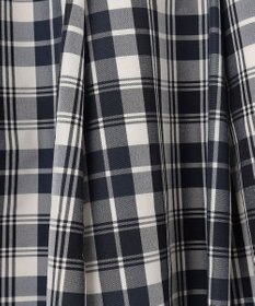 23区 【洗える】ナイロンチェックタフタ タックスカート