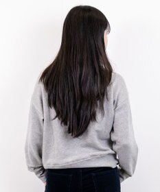 caqu ふわとろスウェットシャツ