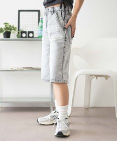 WEGO ロゴスタッズハーフパンツ