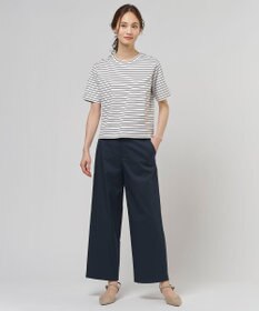 J.PRESS LADIES 【ご好評につき新色追加・セットアップ対応・人気素材】コットンFITTY ストレート パンツ