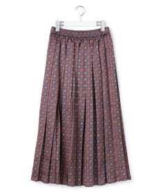 J.PRESS YORK STREET 【WOMEN】オリジナルプリント プリーツスカート