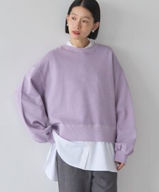 AMERICAN HOLIC ピグメントショートスウェット