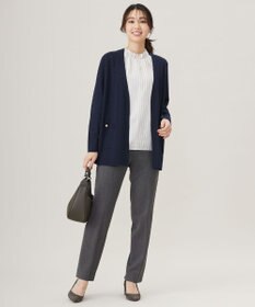 J.PRESS LADIES T/Rアルガンシルク テーパード パンツ