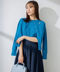 組曲 【8色展開・アンサンブル対応】ブーケカラーカーディガン