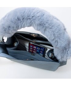 UNBILLION カシュカシュ cachechche / 横ヒネリインバッグセットファーハンドル