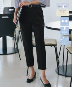 Tiaclasse 【小倉優子さん着用・ダブルクロス・洗える】テーパードパンツ