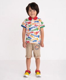 MIKI HOUSE HOT BISCUITS 【80-120cm】 ワッペン 6分丈 ハーフパンツ