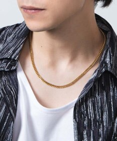 WEGO ステンレスチェーンネックレス50cm