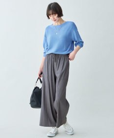 ANY L アクリルガーターニット