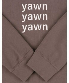 une nana cool 【綿混】あくびのお嬢さんの裏毛フーディーパジャマ