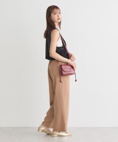 earth music&ecology フラワー刺繍メッシュベスト