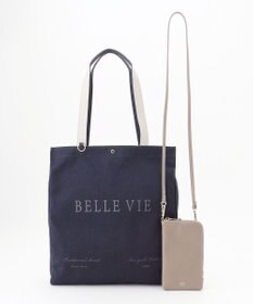 J.PRESS LADIES 【WEB限定カラーあり・セットアイテム・撥水加工・A4サイズ収納可】ポーチ付き PRINTED トート バッグ