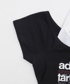 WEGO フェイクインナープリントピチT