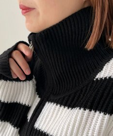 WEGO ダブルジップショートニットブルゾン