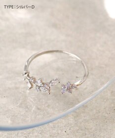 Tiaclasse ボタニカルモチーフストーンリング