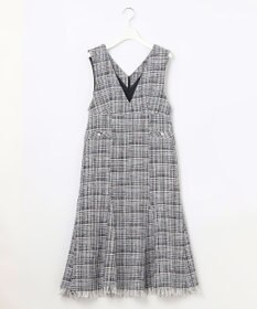 Feroux 【洗える】ツイード ジャンパースカート