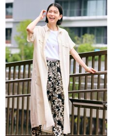 AMERICAN HOLIC 接触冷感＋ＵＶカットＷポケットシャツワンピース