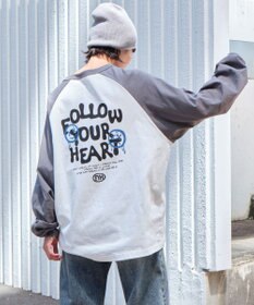 WEGO 【ユニセックス着用ITEM】ラグラングラフィックBIG　T（LS）