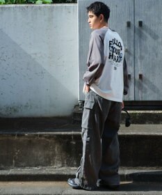 WEGO 【ユニセックス着用ITEM】ラグラングラフィックBIG　T（LS）