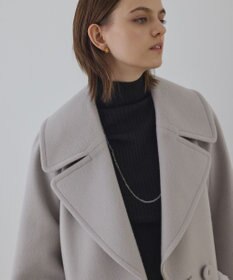 GRACE CONTINENTAL ファーポケットピーコート