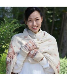 Mother garden マザーガーデン ふわんこ ニット スマホ対応手袋