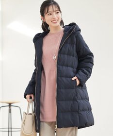 Tiaclasse フード裏エコファーダウンコート