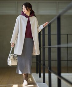 ANY L 【防風裏地】カシミヤブレンドコート