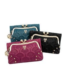 ANNA SUI ピーコック 二つ折り口金財布