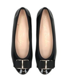 Bridget Birkin 【Bridget Birkin】バックルグログランリボンレインパンプス