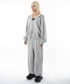 WEGO 【ユニセックス着用ITEM】バルーンBIGダブルZIPパーカー