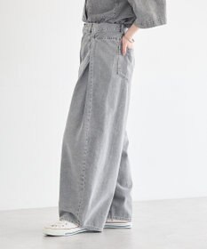 earth music&ecology タックバルーンデニム