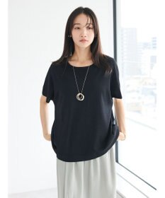 CRAFT STANDARD BOUTIQUE UVカット/接触冷感/洗える/ 半袖ニットプルオーバー