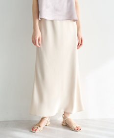 YECCA VECCA サテンフレアスカート