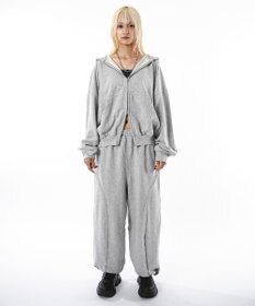 WEGO 【ユニセックス着用ITEM】バルーンBIGダブルZIPパーカー