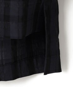 ICB シアーチェックジャカード クロップドジャケット