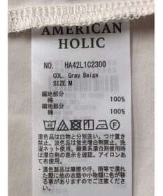 AMERICAN HOLIC 異素材ティアードプルオーバー
