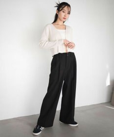 WEGO 【ユニセックス着用ITEM/SMLサイズ展開】バギースラックス
