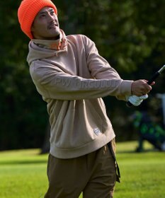 PW CIRCULUS 【MEN】スエード調 デタッチャブルフーディ