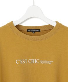 23区 L 【洗える】ライトコットンテリー ロゴ カットソー