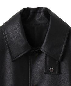 WEGO 【ユニセックス着用ITEM】シンセティックレザーカーコート