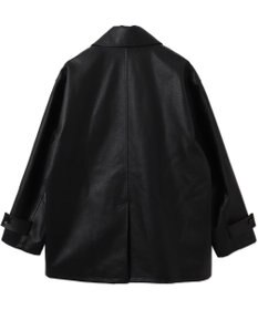 WEGO 【ユニセックス着用ITEM】シンセティックレザーカーコート